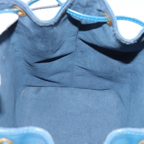 LOUIS VUITTON Epi Petit Noe Shoulder Bag Blue M44105 LV Auth ep14776