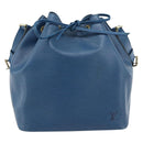 LOUIS VUITTON Epi Petit Noe Shoulder Bag Blue M44105 LV Auth ep14776-2