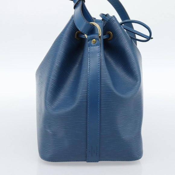 LOUIS VUITTON Epi Petit Noe Shoulder Bag Blue M44105 LV Auth ep14776