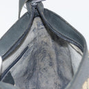 GUCCI GG Supreme Shoulder Bag PVC Navy Gold Auth ep14778-18