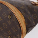LOUIS VUITTON Monogram Bucket PM Shoulder Bag M42238 LV Auth ep14782-17