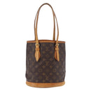 LOUIS VUITTON Monogram Bucket PM Shoulder Bag M42238 LV Auth ep14782-2