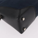 Salvatore Ferragamo Shoulder Bag Canvas Navy Auth ep14784-10