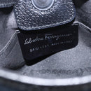 Salvatore Ferragamo Shoulder Bag Canvas Navy Auth ep14784-15