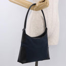 Salvatore Ferragamo Shoulder Bag Canvas Navy Auth ep14784-20