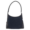 Salvatore Ferragamo Shoulder Bag Canvas Navy Auth ep14784-3