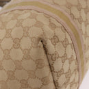 GUCCI GG Canvas Tote Bag Beige Gold 139260 Auth ep14785-11