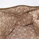 GUCCI GG Canvas Tote Bag Beige Gold 139260 Auth ep14785-19