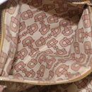 GUCCI GG Canvas Tote Bag Beige Gold 139260 Auth ep14785-21