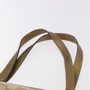 GUCCI GG Canvas Tote Bag Beige Gold 139260 Auth ep14785-9
