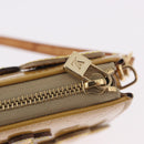 LOUIS VUITTON Vernis Lexington Accessory Pouch Flower Beige M92246 Auth ep14787-9