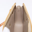 LOUIS VUITTON Vernis Lexington Accessory Pouch Flower Beige M92246 Auth ep14787-20