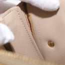 LOUIS VUITTON Vernis Lexington Accessory Pouch Flower Beige M92246 Auth ep14787-12