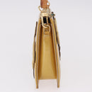 LOUIS VUITTON Vernis Lexington Accessory Pouch Flower Beige M92246 Auth ep14787-4