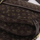 LOUIS VUITTON Monogram Mini Lin Saumur PM Bag Brown M95227 LV Auth ep14788A-16