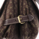 LOUIS VUITTON Monogram Mini Lin Saumur PM Bag Brown M95227 LV Auth ep14788A-19