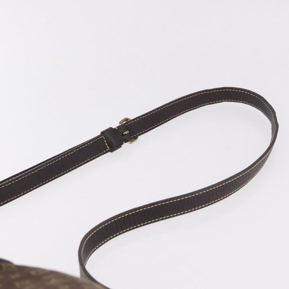 LOUIS VUITTON Monogram Mini Lin Saumur PM Bag Brown M95227 LV Auth ep14788A