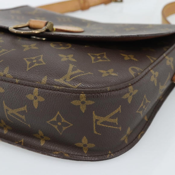 LOUIS VUITTON Monogram Saint Cloud GM Umhängetasche M51242 LV Auth ep14790