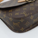 LOUIS VUITTON Monogram Saint Cloud GM Umhängetasche M51242 LV Auth ep14790-16