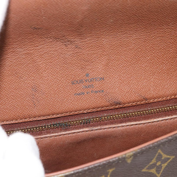 LOUIS VUITTON Monogram Saint Cloud GM Umhängetasche M51242 LV Auth ep14790