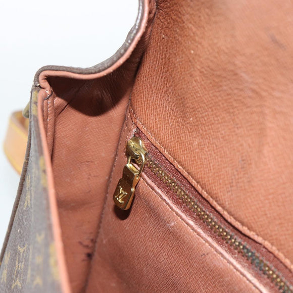 LOUIS VUITTON Monogram Saint Cloud GM Umhängetasche M51242 LV Auth ep14790