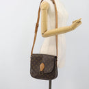 LOUIS VUITTON Monogram Saint Cloud GM Umhängetasche M51242 LV Auth ep14790-27