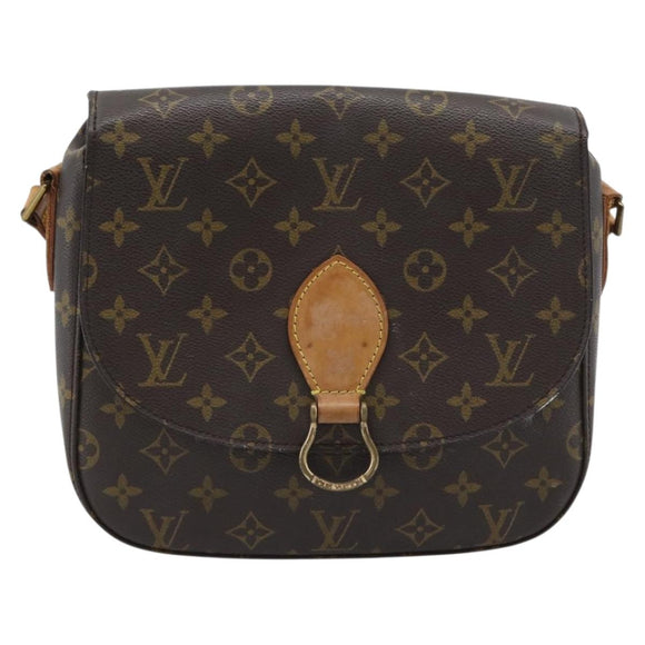 LOUIS VUITTON Monogram Saint Cloud GM Umhängetasche M51242 LV Auth ep14790