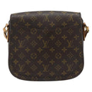 LOUIS VUITTON Monogram Saint Cloud GM Umhängetasche M51242 LV Auth ep14790-2