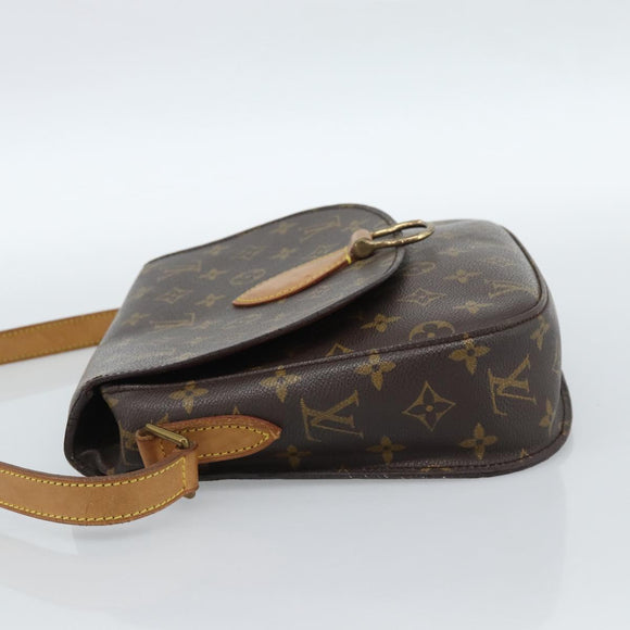 LOUIS VUITTON Monogram Saint Cloud GM Umhängetasche M51242 LV Auth ep14790