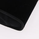 GUCCI Chain Shoulder Bag Velor Black Gold Auth ep14794-8