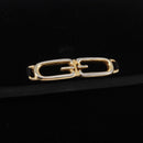 GUCCI Chain Shoulder Bag Velor Black Gold Auth ep14794-18