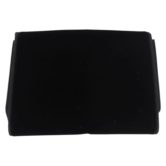 GUCCI Chain Shoulder Bag Velor Black Gold Auth ep14794
