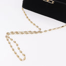 GUCCI Chain Shoulder Bag Velor Black Gold Auth ep14794-7