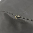 CELINE Horizontal Cabas Tote Bag Leather Gray Gold Auth ep14795-14