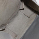 CELINE Horizontal Cabas Tote Bag Leather Gray Gold Auth ep14795-11