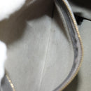 CELINE Horizontal Cabas Tote Bag Leather Gray Gold Auth ep14795-22
