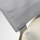 CELINE Horizontal Cabas Tote Bag Leather Gray Gold Auth ep14795-12