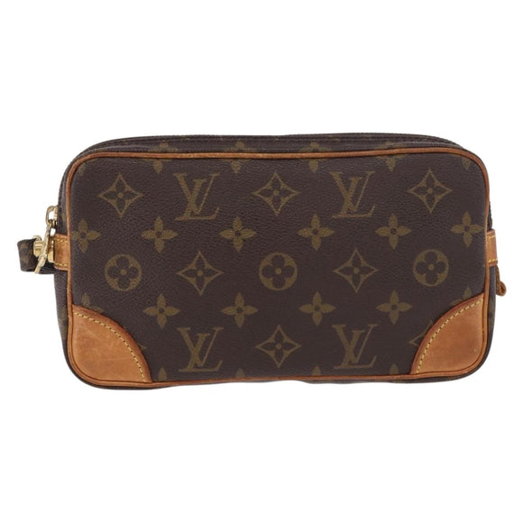 LOUIS VUITTON Monogram Marly Dragonne PM Clutch Bag M51827 LV Auth ep14798