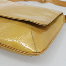LOUIS VUITTON Monogram Vernis Thompson Street Bag Beige M91301 LV Auth ep14801-15