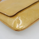 LOUIS VUITTON Monogram Vernis Thompson Street Bag Beige M91301 LV Auth ep14801-16