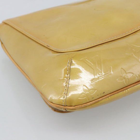 LOUIS VUITTON Monogram Vernis Thompson Street Bag Beige M91301 LV Auth ep14801