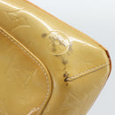 LOUIS VUITTON Monogram Vernis Thompson Street Bag Beige M91301 LV Auth ep14801-9