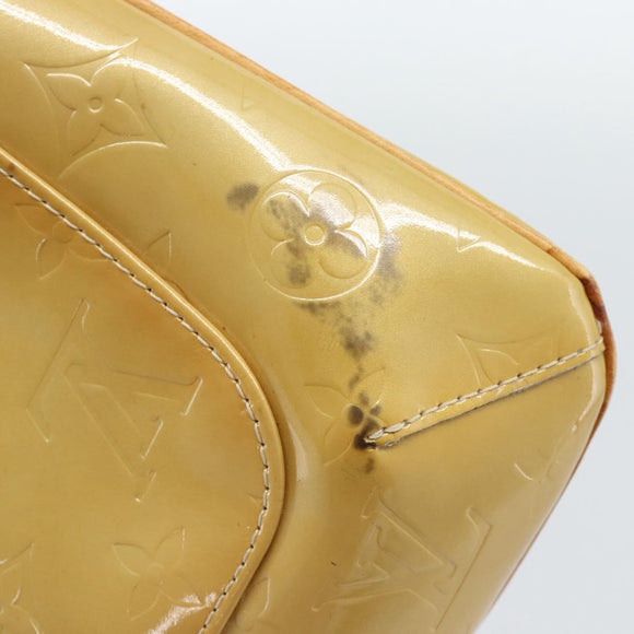 LOUIS VUITTON Monogram Vernis Thompson Street Bag Beige M91301 LV Auth ep14801