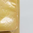 LOUIS VUITTON Monogram Vernis Thompson Street Bag Beige M91301 LV Auth ep14801-19