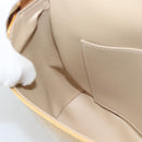 LOUIS VUITTON Monogram Vernis Thompson Street Bag Beige M91301 LV Auth ep14801-23