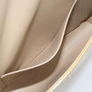 LOUIS VUITTON Monogram Vernis Thompson Street Bag Beige M91301 LV Auth ep14801-24