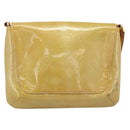 LOUIS VUITTON Monogram Vernis Thompson Street Bag Beige M91301 LV Auth ep14801-2