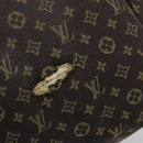 LOUIS VUITTON Monogram Mini Lin Speedy 30 Bag Brown Ebene M95224 LV Auth ep14803-9
