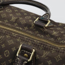 LOUIS VUITTON Monogram Mini Lin Speedy 30 Bag Brown Ebene M95224 LV Auth ep14803-20
