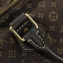 LOUIS VUITTON Monogram Mini Lin Speedy 30 Bag Brown Ebene M95224 LV Auth ep14803-21